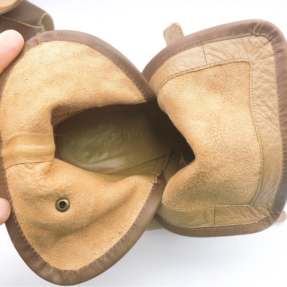 Chloe Womens Leather Ankle Boots With Multi Buckle Straps size EU 36.5 - Picture 13 of 14